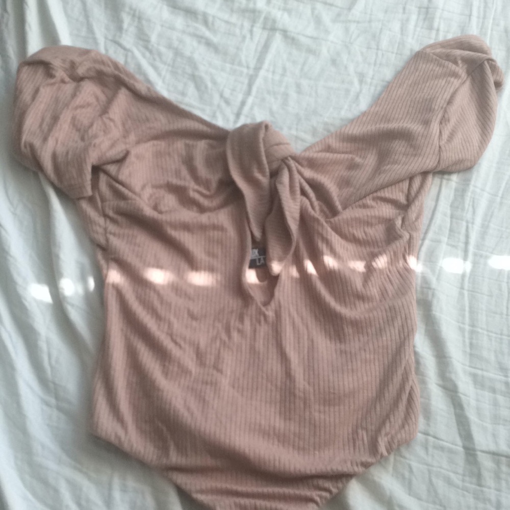 Knotted Front Bodysuit